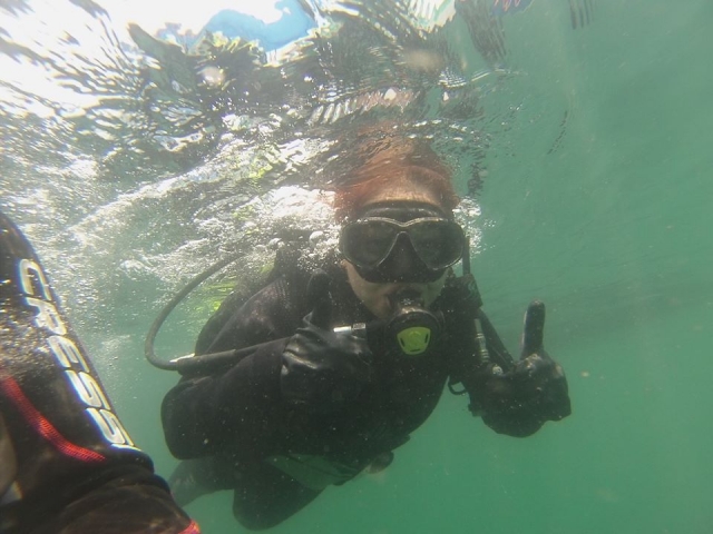 Diving in the depths 
